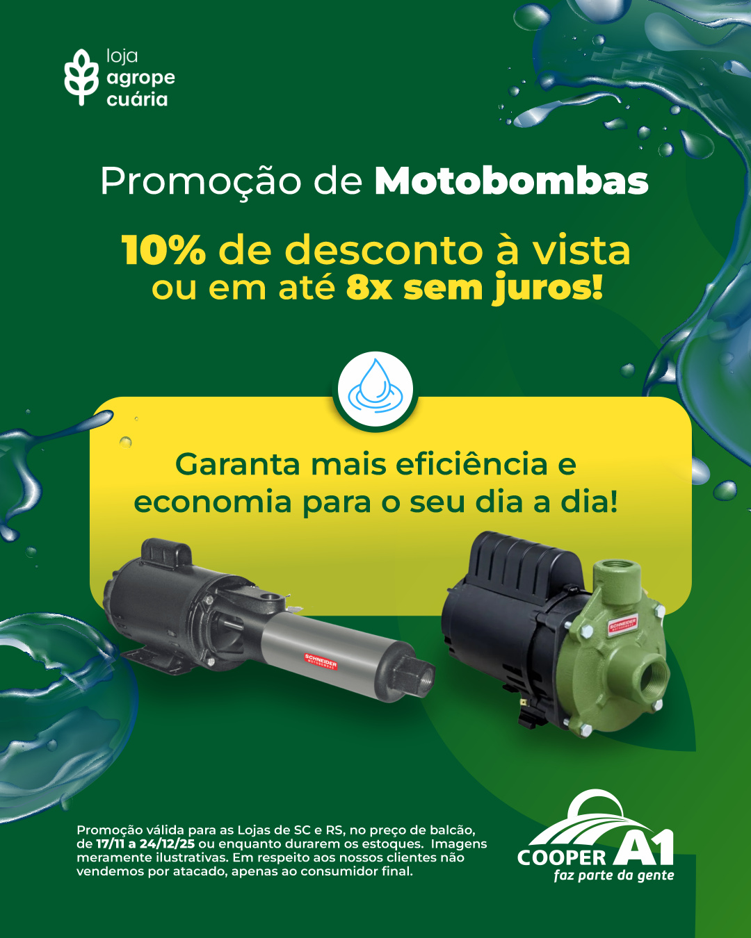 Promoção de Motobombas