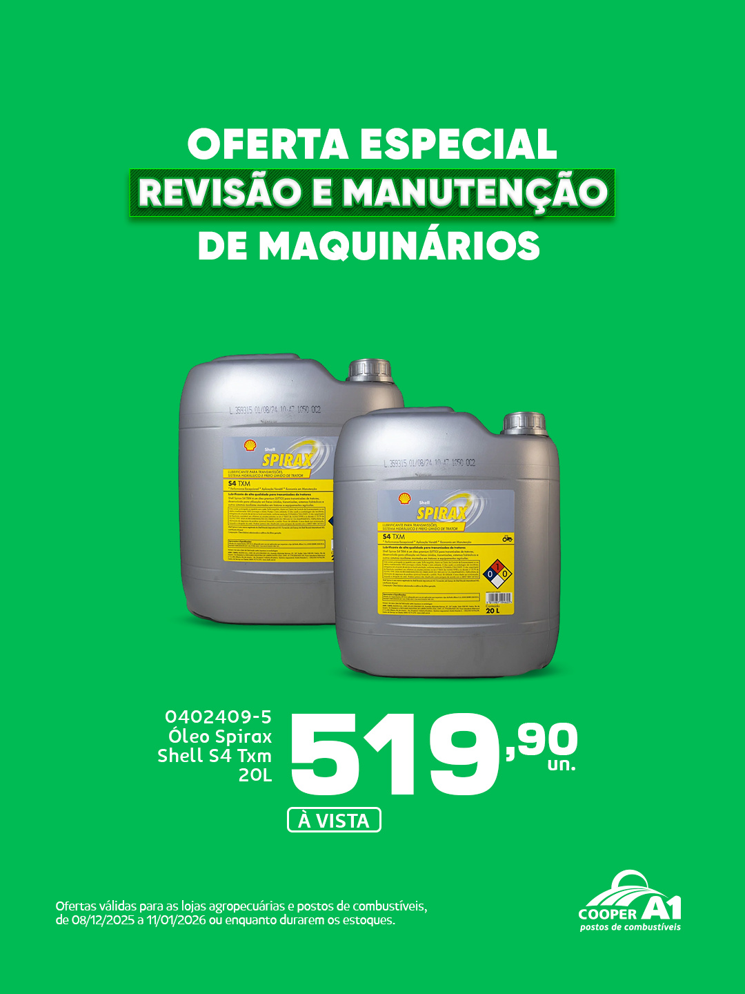 Revisão e manutenção de maquinários