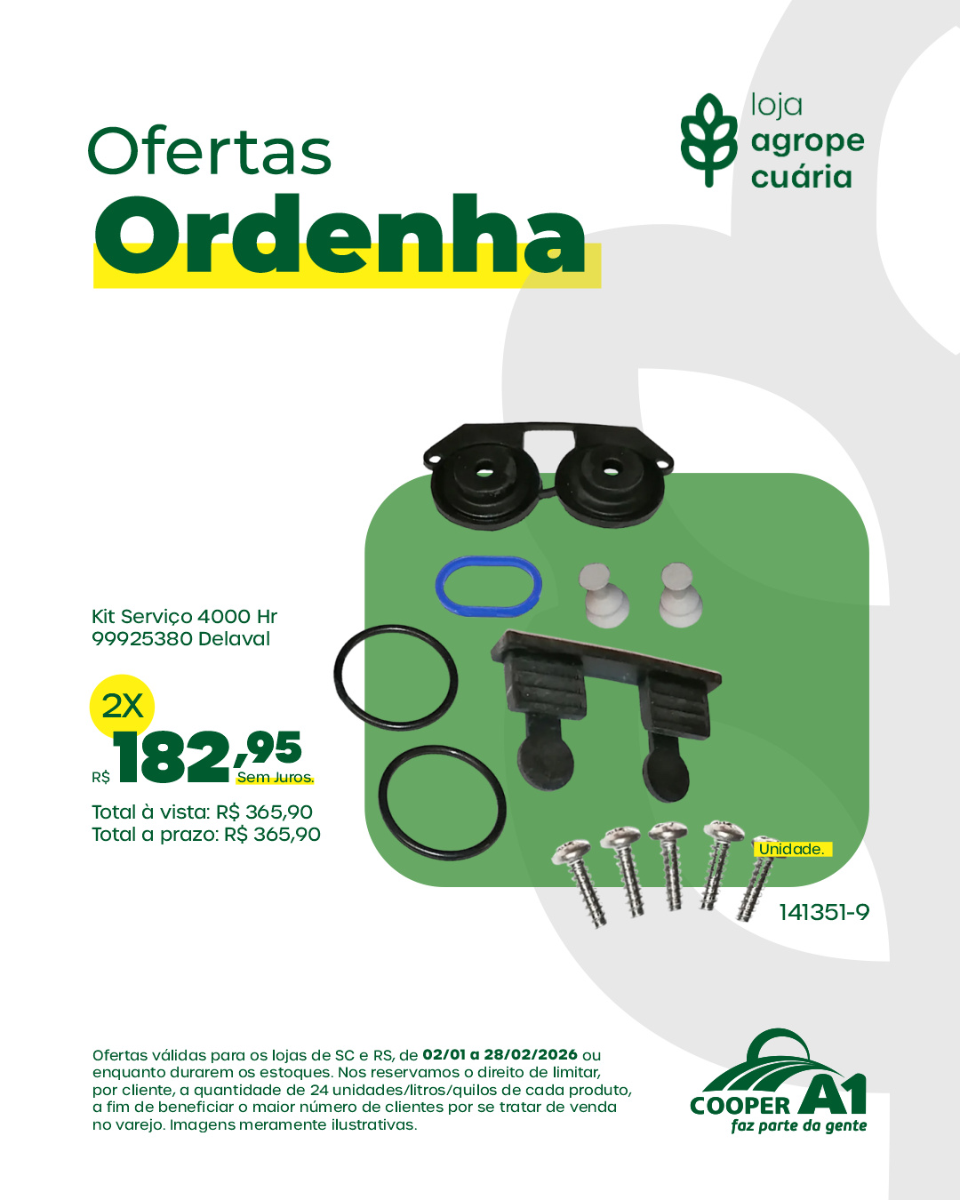 Ofertas Ordenha