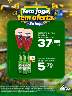 Tem jogo, tem oferta. S&oacute; hoje!