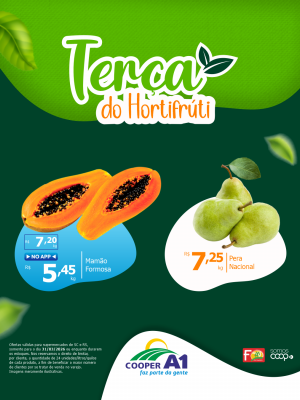 Ter&ccedil;a do hortifr&uacute;ti