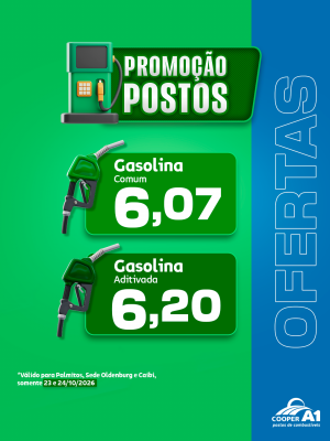 Promo&ccedil;&atilde;o Postos (Palmitos, Sede Oldenburg e Caibi)