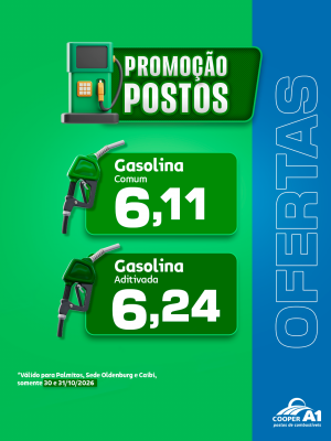 Promo&ccedil;&atilde;o Postos (Palmitos, Sede Oldenburg e Caibi)