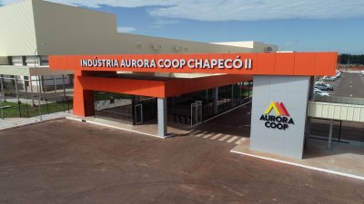  A Aurora Coop inaugura uma das maiores e mais avan&ccedil;adas ind&uacute;strias de processamento de carnes do Brasil (Foto: divulga&ccedil;&atilde;o). 