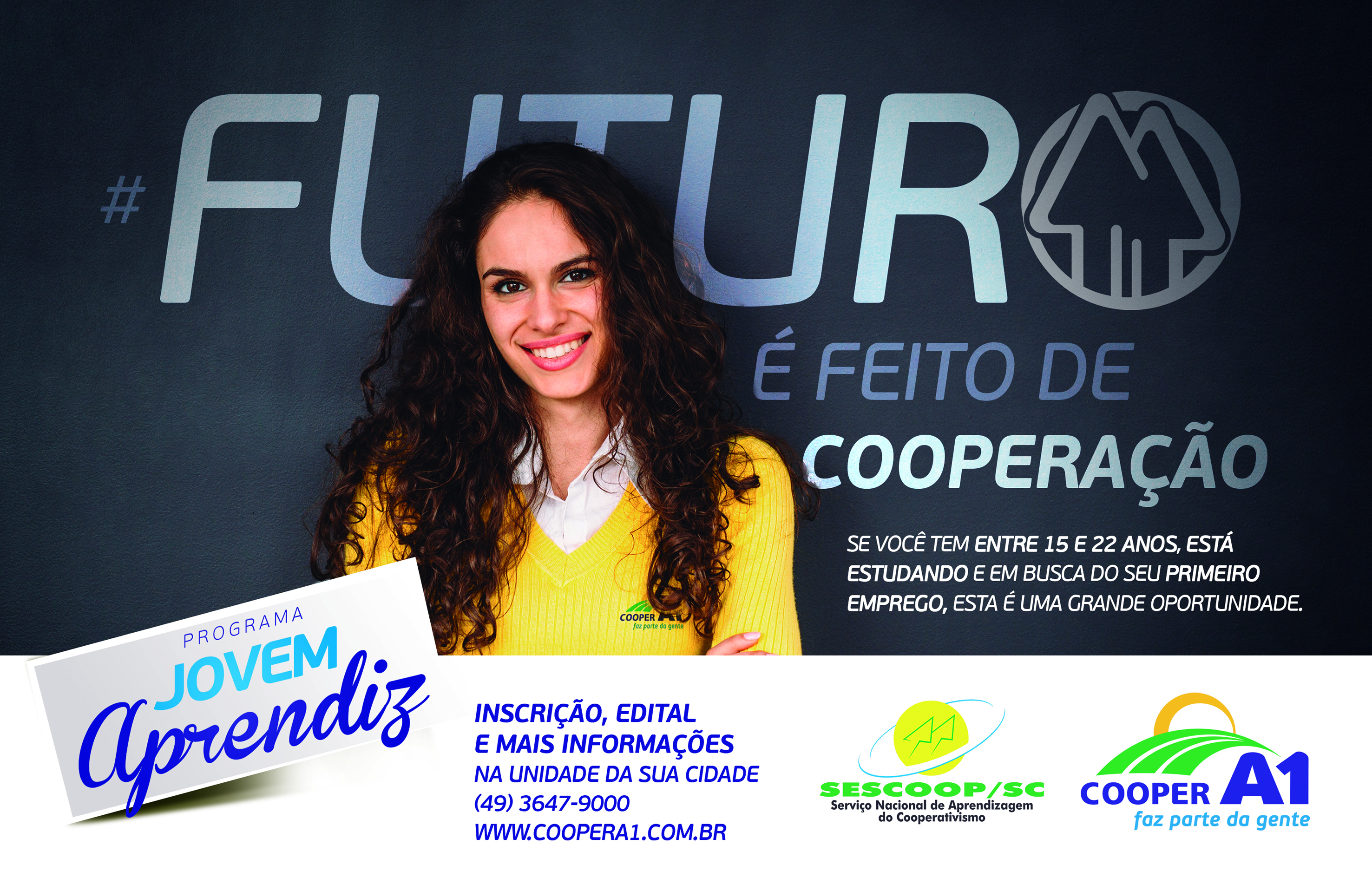 JOVEM APRENDIZ: Cooper A1 abre processo seletivo 2017 (encerrado)