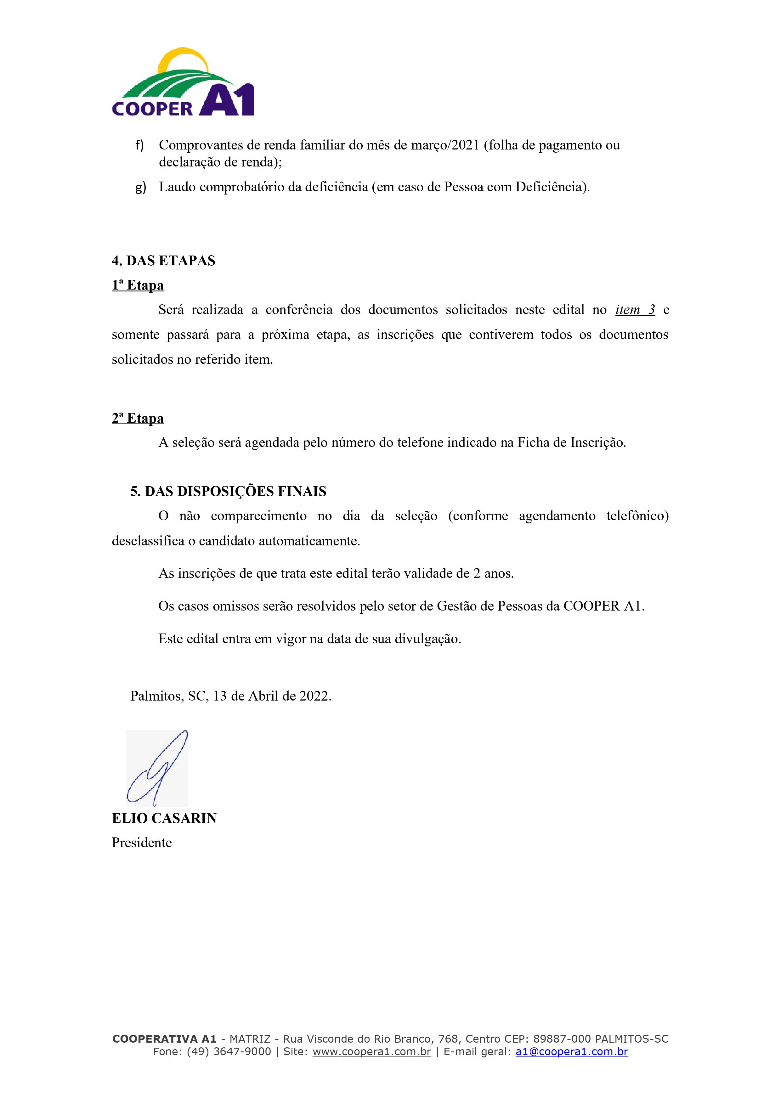 EDITAL JOVEM APRENDIZ PINHAL