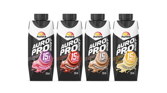 Aurora inova mercado de bebidas proteicas e lan&ccedil;a bebida in&eacute;dita enriquecida com col&aacute;geno
