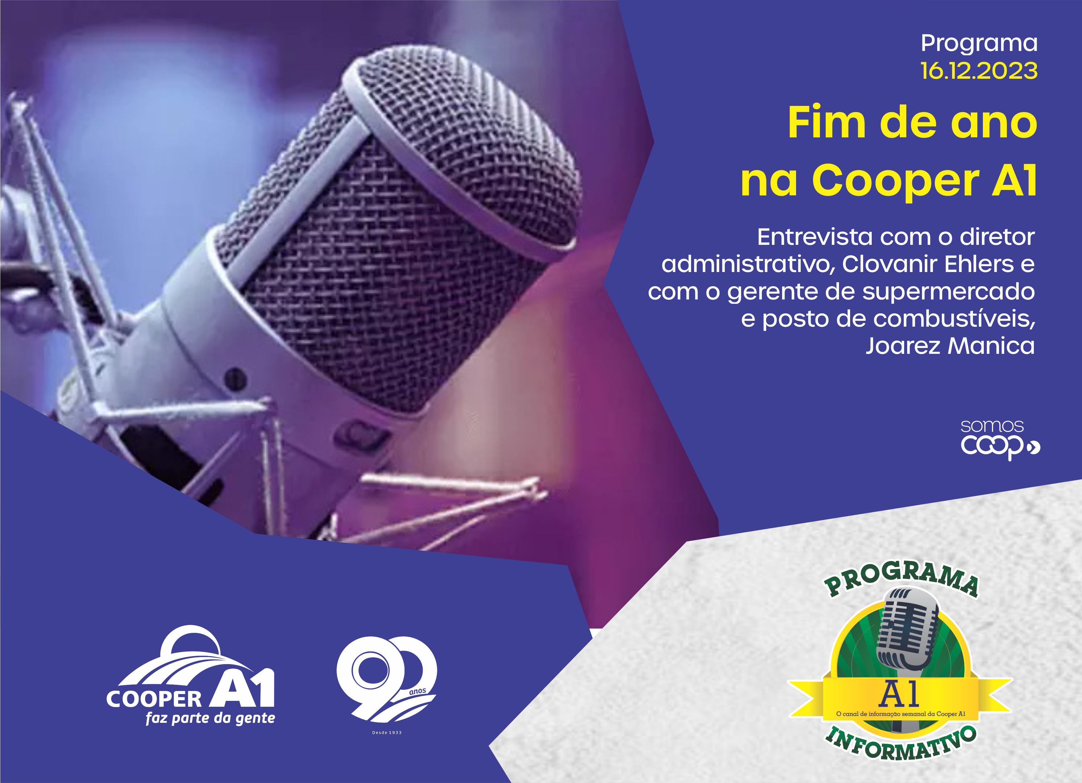 INFORMATIVO A1 16.12.23: Fim de ano na Cooper A1 