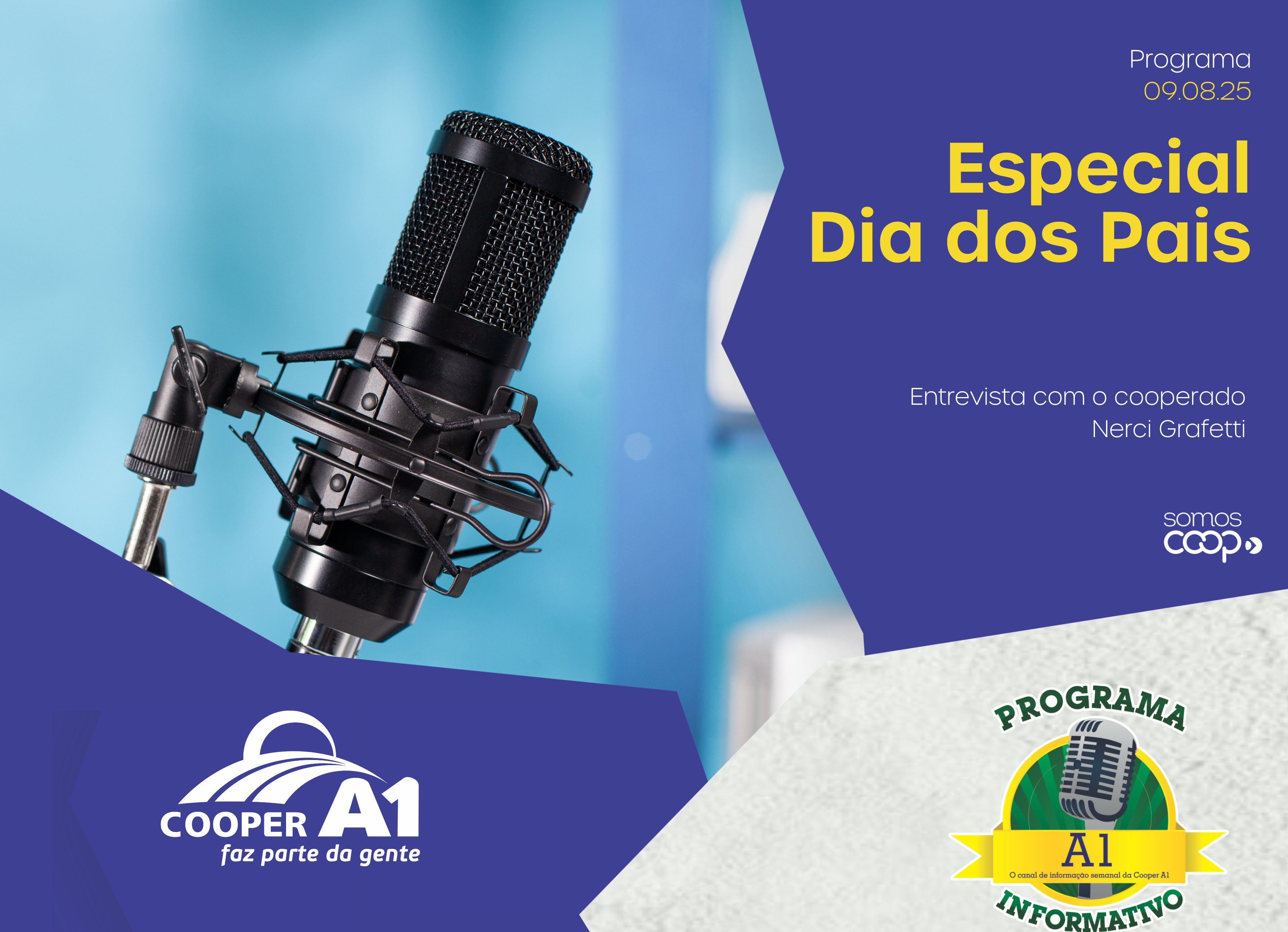INFORMATIVO A1 09.08.25: Especial dia dos Pais