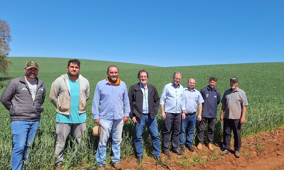 ERVAL SECO: Cooper A1 visita cultivo de cereais 